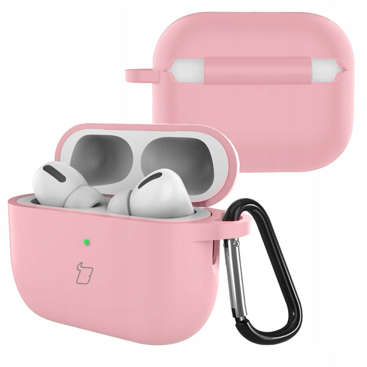 Silicone Case with Carabiner Bizon for AirPods Pro 3, Case, Case