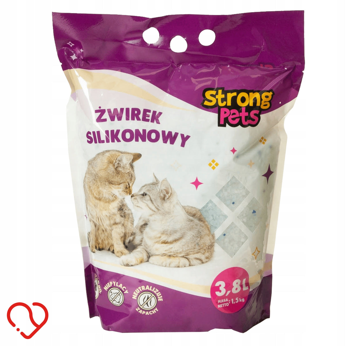 Silicone Dust-Free Cat Litter 3,8L