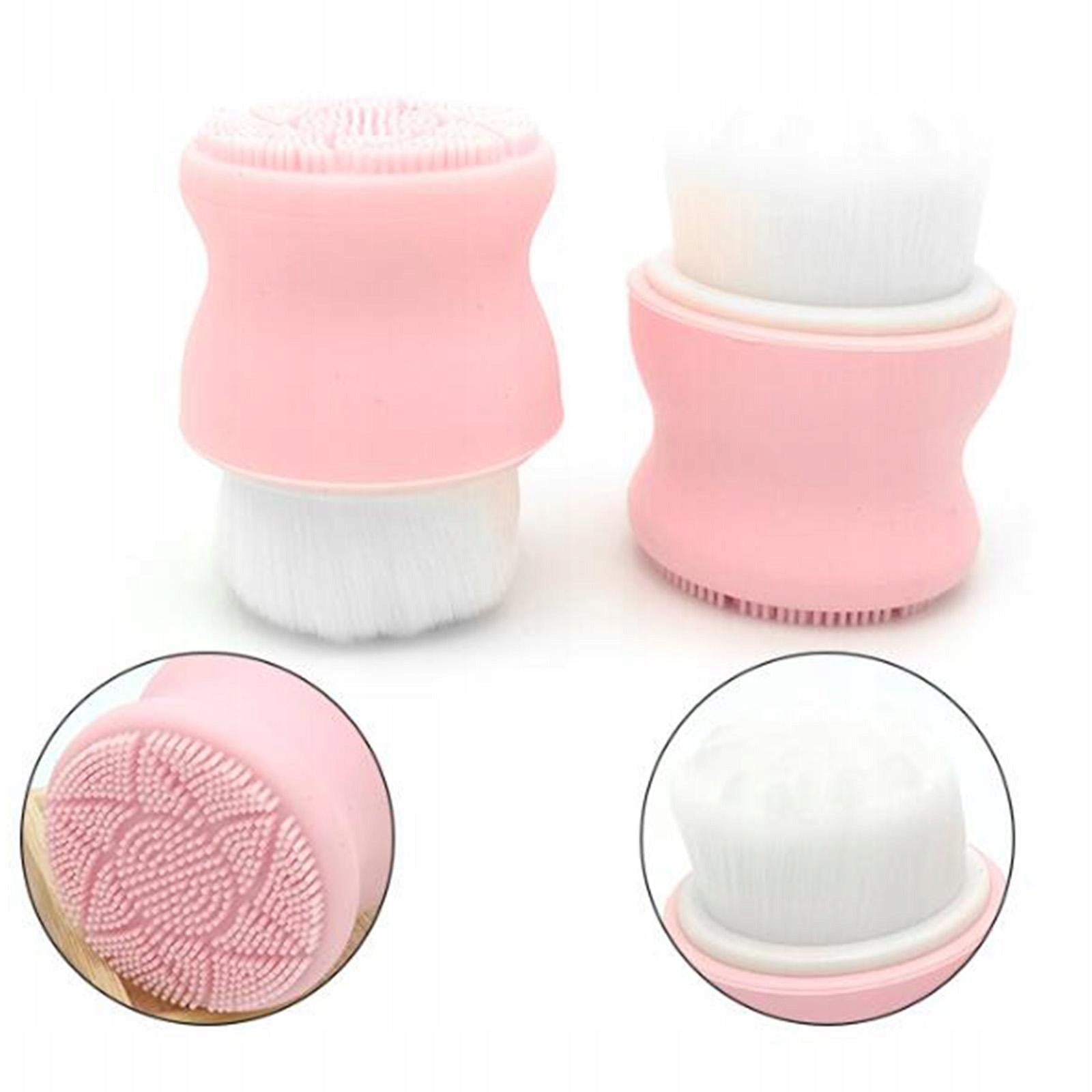 Silicone Face Cleaning Brush Portable Exfoliating Facial Cleanser 3 Pcs Medical device no