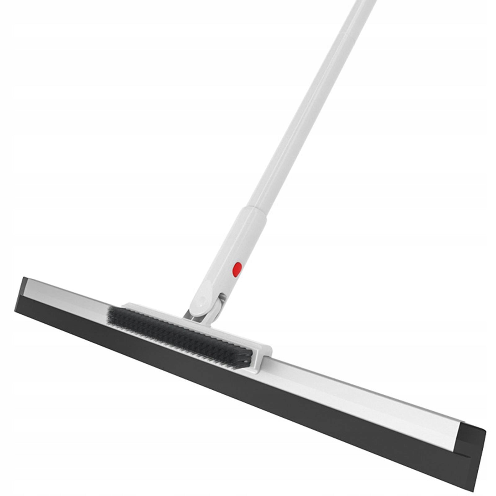 Silicone Floor Squeegee Broom Floor Wiper Pet Hair Remover 2 Scrapers Brand no brand