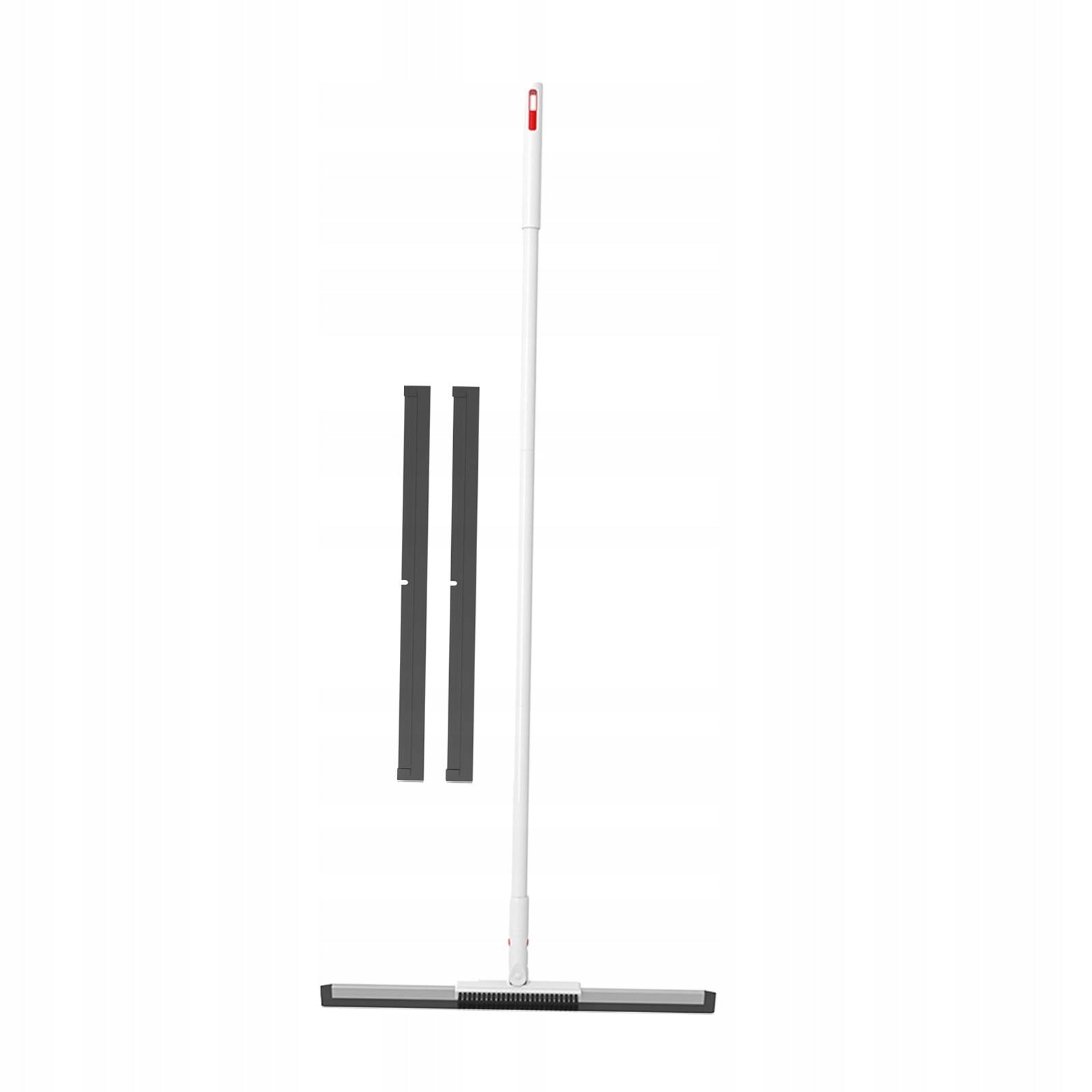 Silicone Floor Squeegee Broom Floor Wiper Pet Hair Remover 2 Scrapers