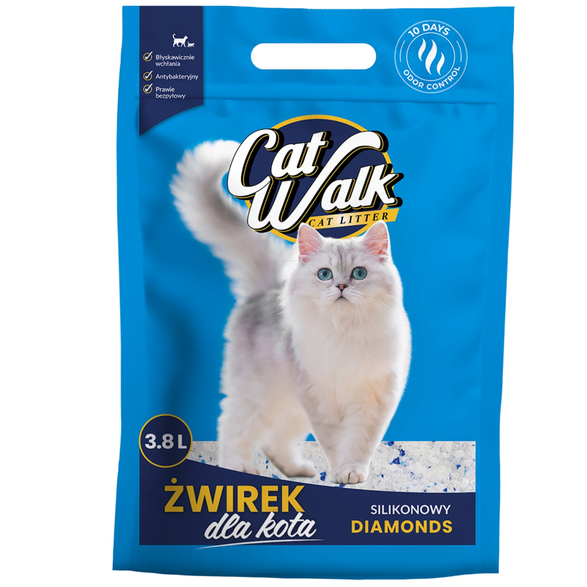 Silicone Litter for Cat Dust-Free CatWalk Diamonds 3,8L