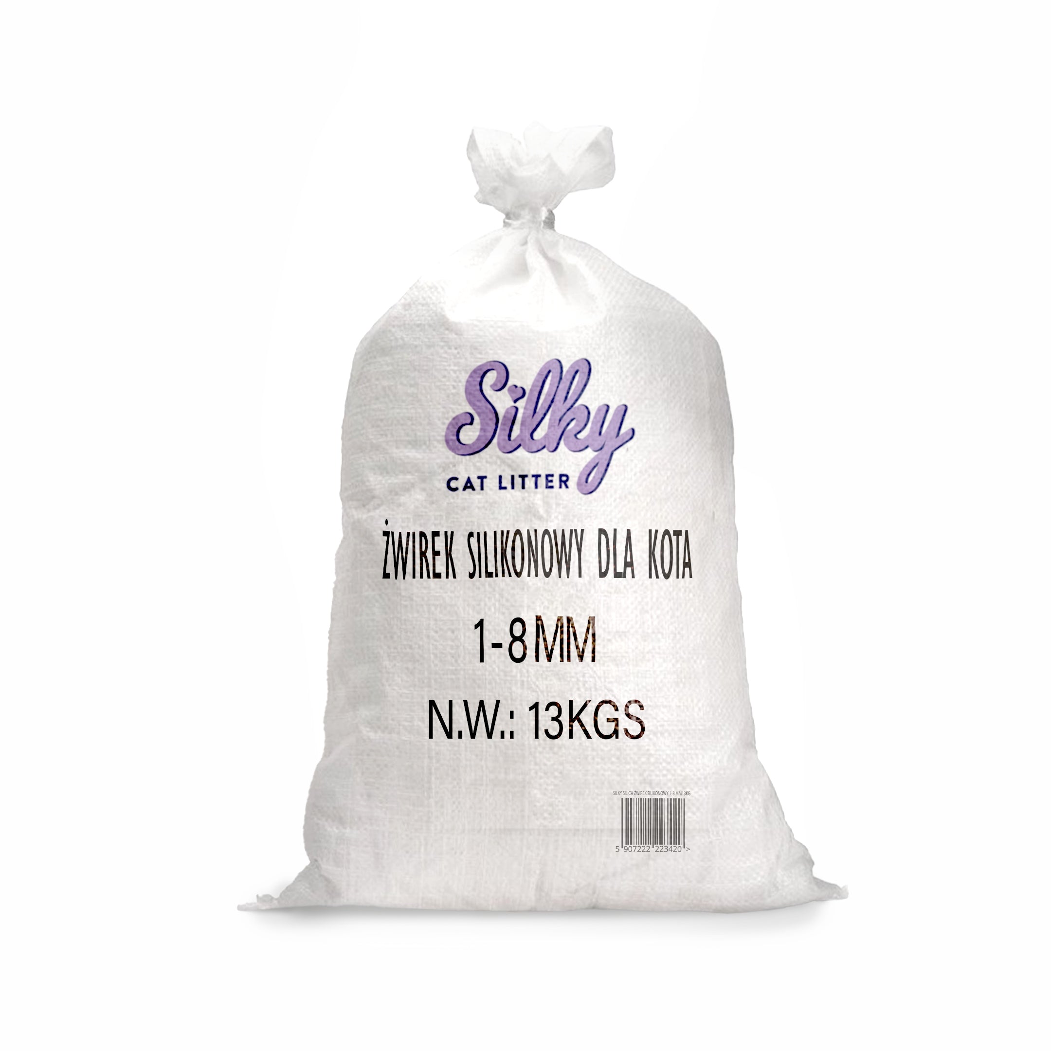 Silicone Litter for Cat Dust-Free Silky 13 kg Coarse 1-8mm Packaging status original