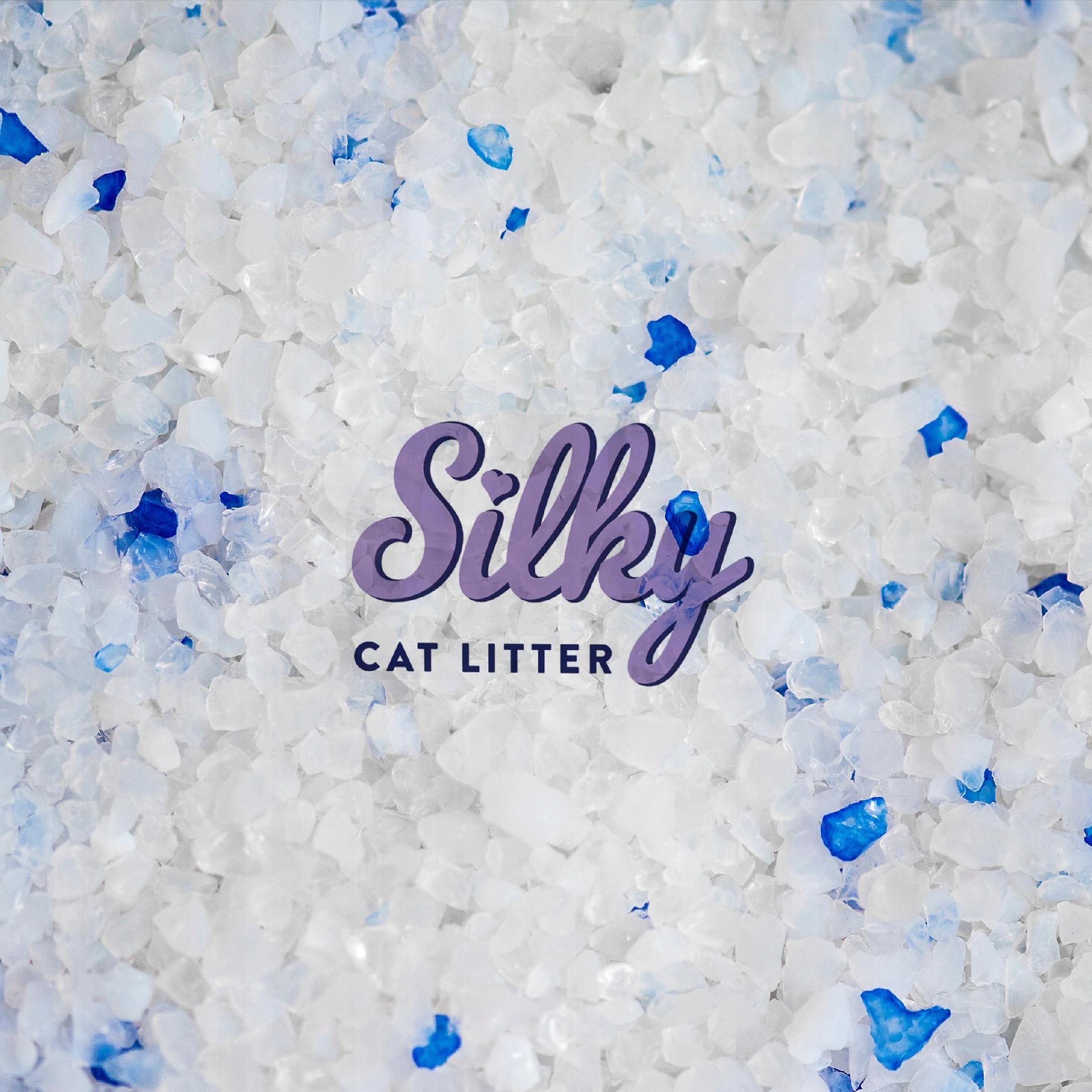 Silicone Litter for Cat Dust-Free Silky 13 kg Coarse 1-8mm Trade name Żwirek silikonowy dla kota Silky 13kg bezpyłowy