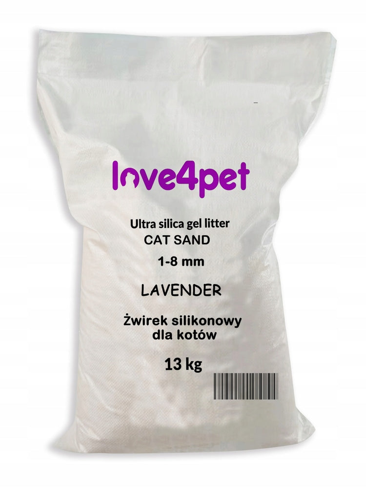 Silicone Litter for Cat Sand Lavender 13kg