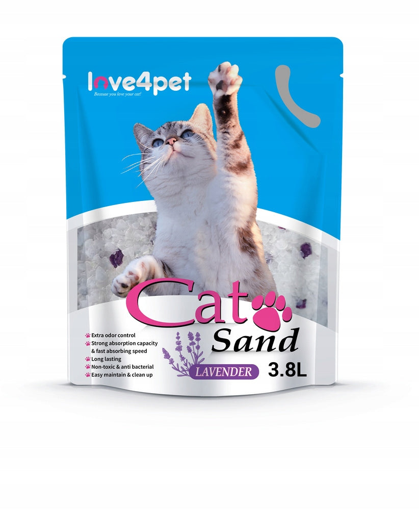 Silicone Litter for Cat Sand Lavender 2x3,8l Manufacturer code 0639302890325