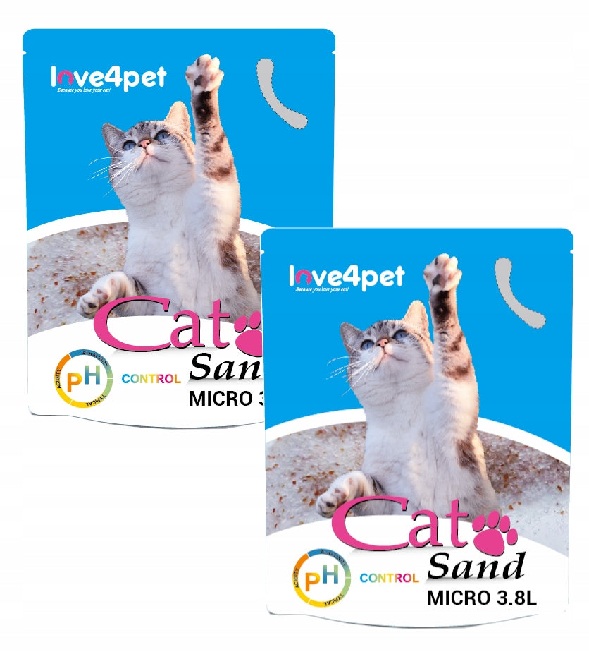 Silicone Litter for Cat Sand Micro PH Control color changeul 2x3,8l