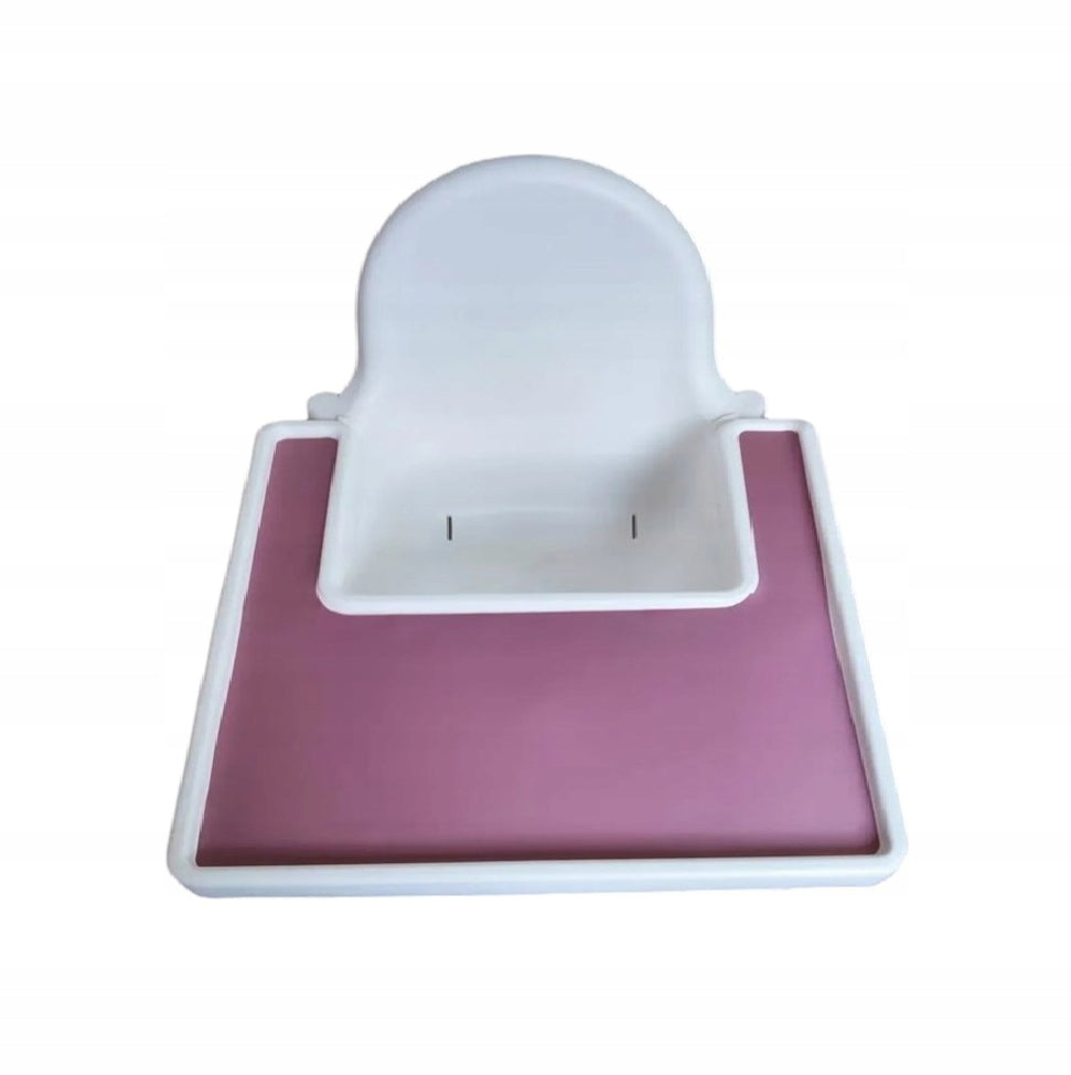 Silicone Mat Highchair Pad IKEA Antilop BLW BPA Free Mauve