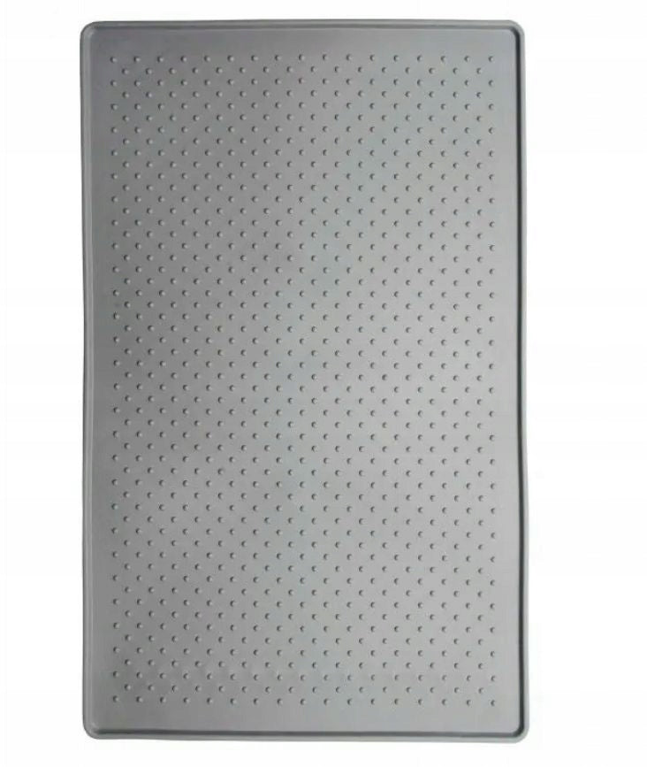 Silicone Mat Under Bowls 48 x 30 cm grey T216