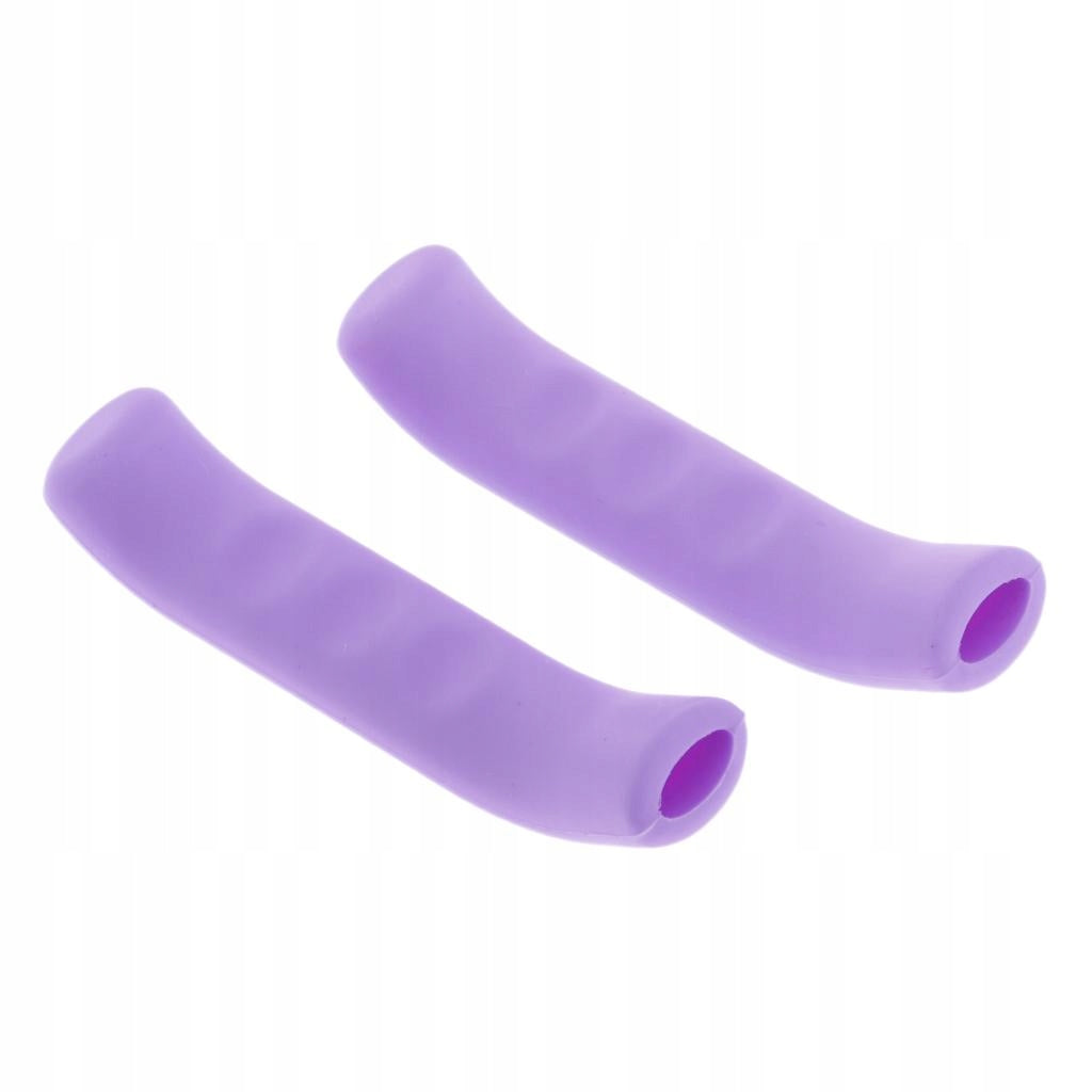 Silicone Mountain Bike MTB Anti Slip Brake Lever Cover Grips Purple