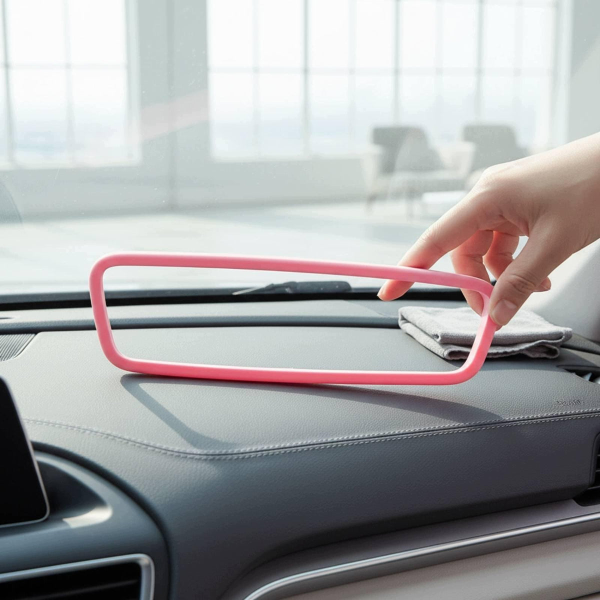 Silicone Rearview Mirror Exact Fit Silicone Rearview Mirror Frame Easy Pink Packaging status original