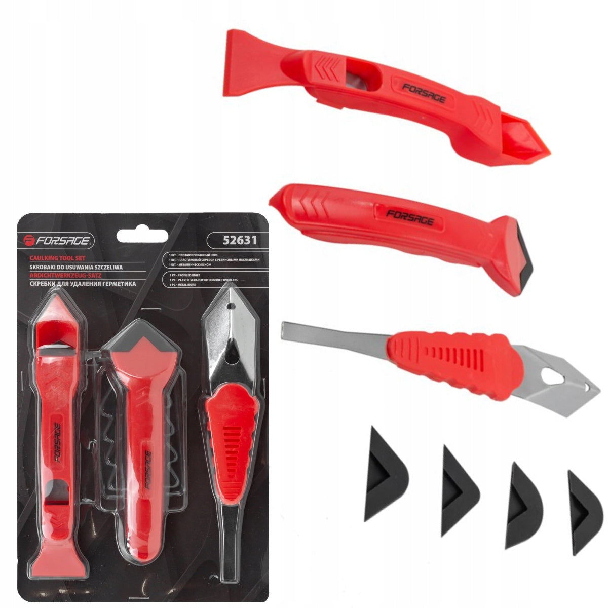 Silicone Removal Scraper Set