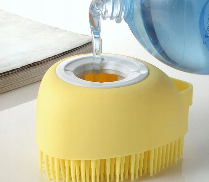 Silicone Washcloth with Dog Bath Massage Dispenser Manufacturer code RZ-CZ1017