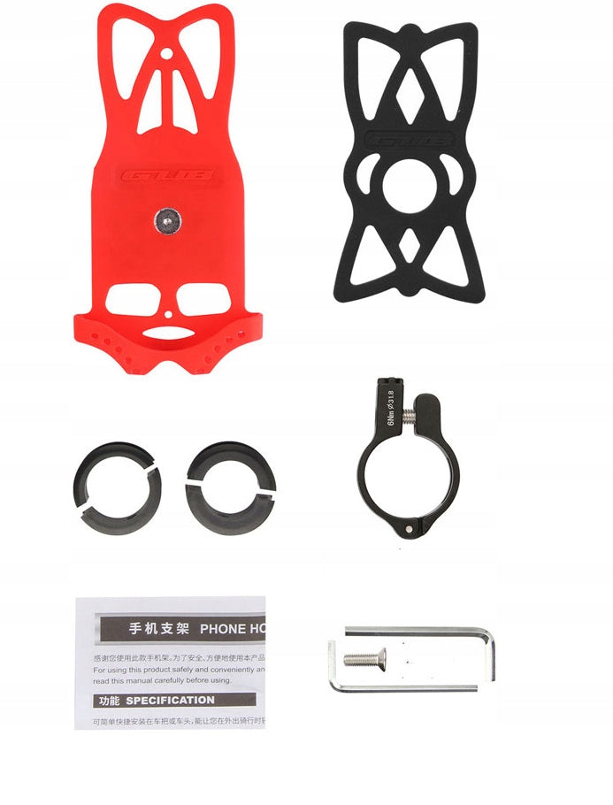 Silicone bicycle holder for phone GUB P8 BLACK Brand GUB