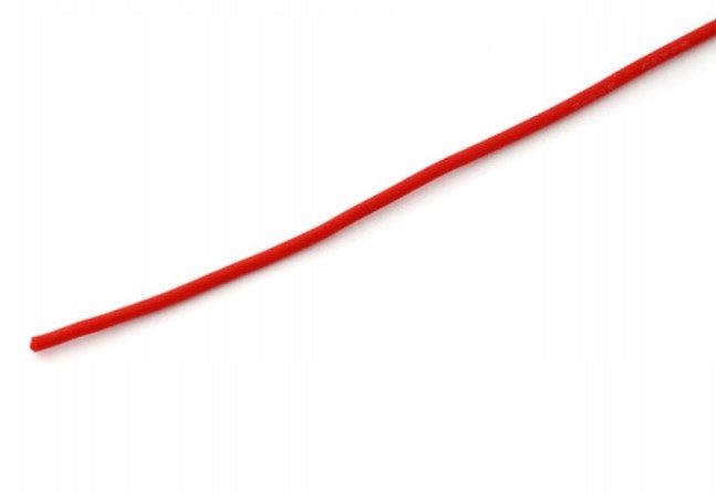 Silicone cable 2,1 mm2 (15AWG) (red) 1m.