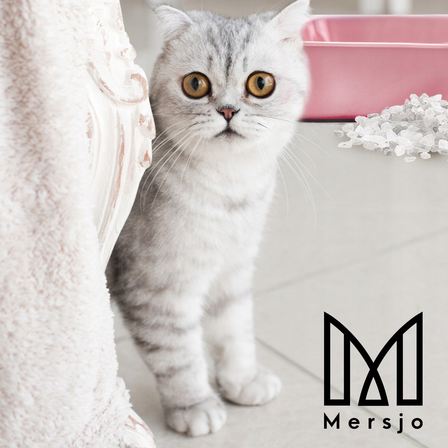 Silicone cat litter Mersjo Sensitive 5x3,8L Brand Mersjo
