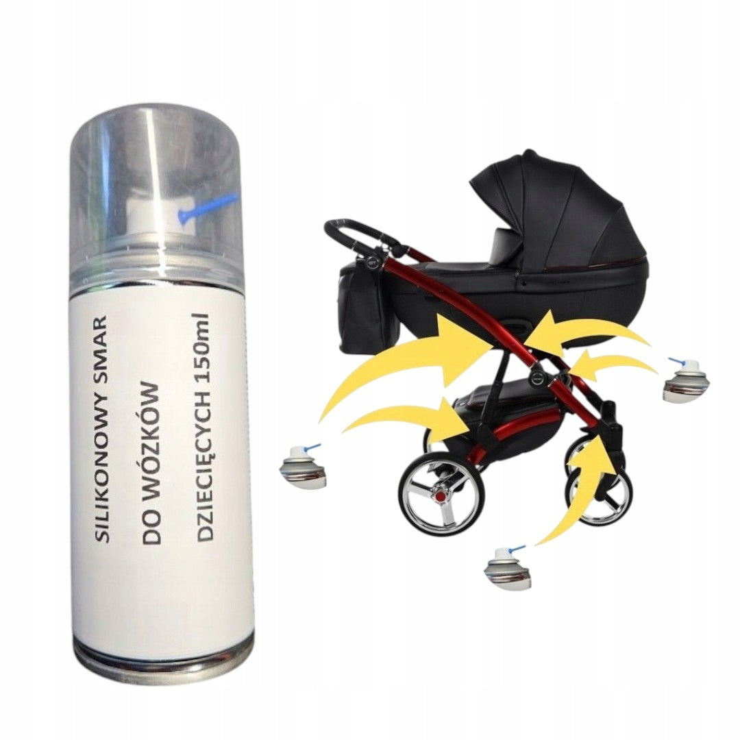 Silicone grease spray for baby stroller, for creaking frame, 150ml EAN (GTIN) 5903857302202