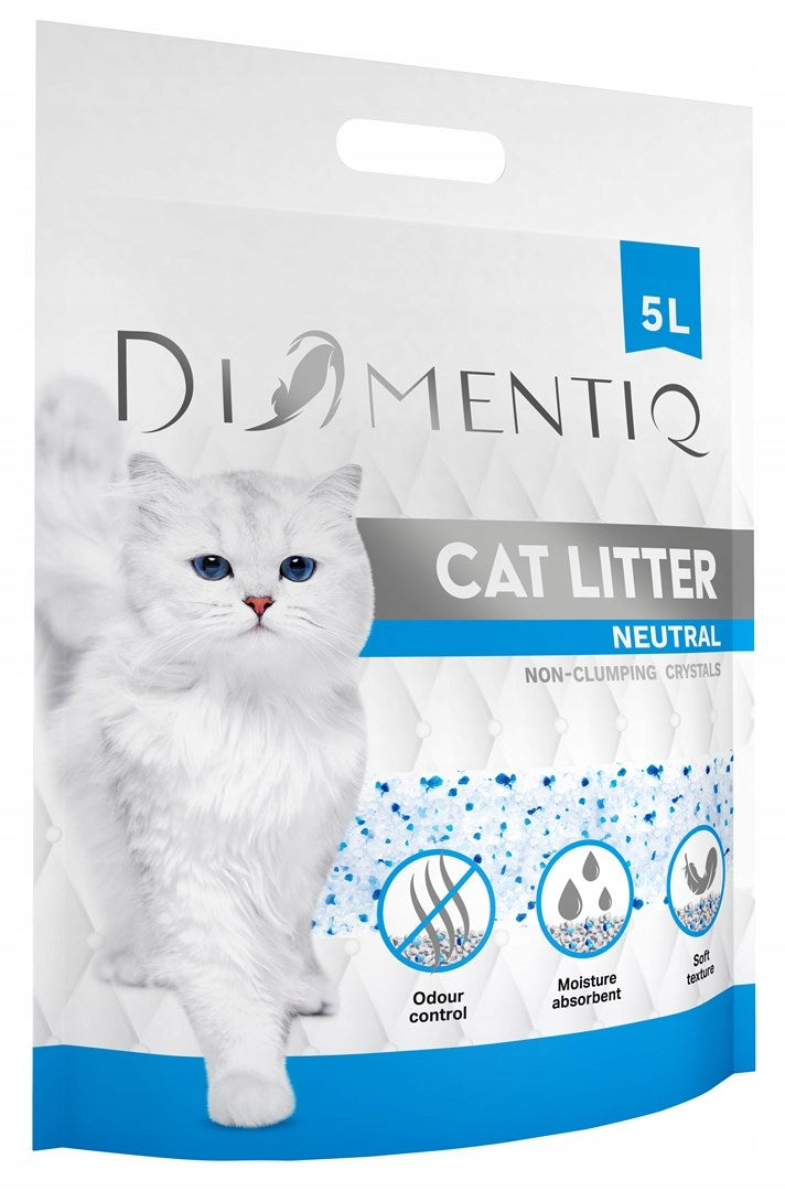 Silicone litter for cat non-caking DIAMENTIQ Neutral 5L Manufacturer code 5901443122036