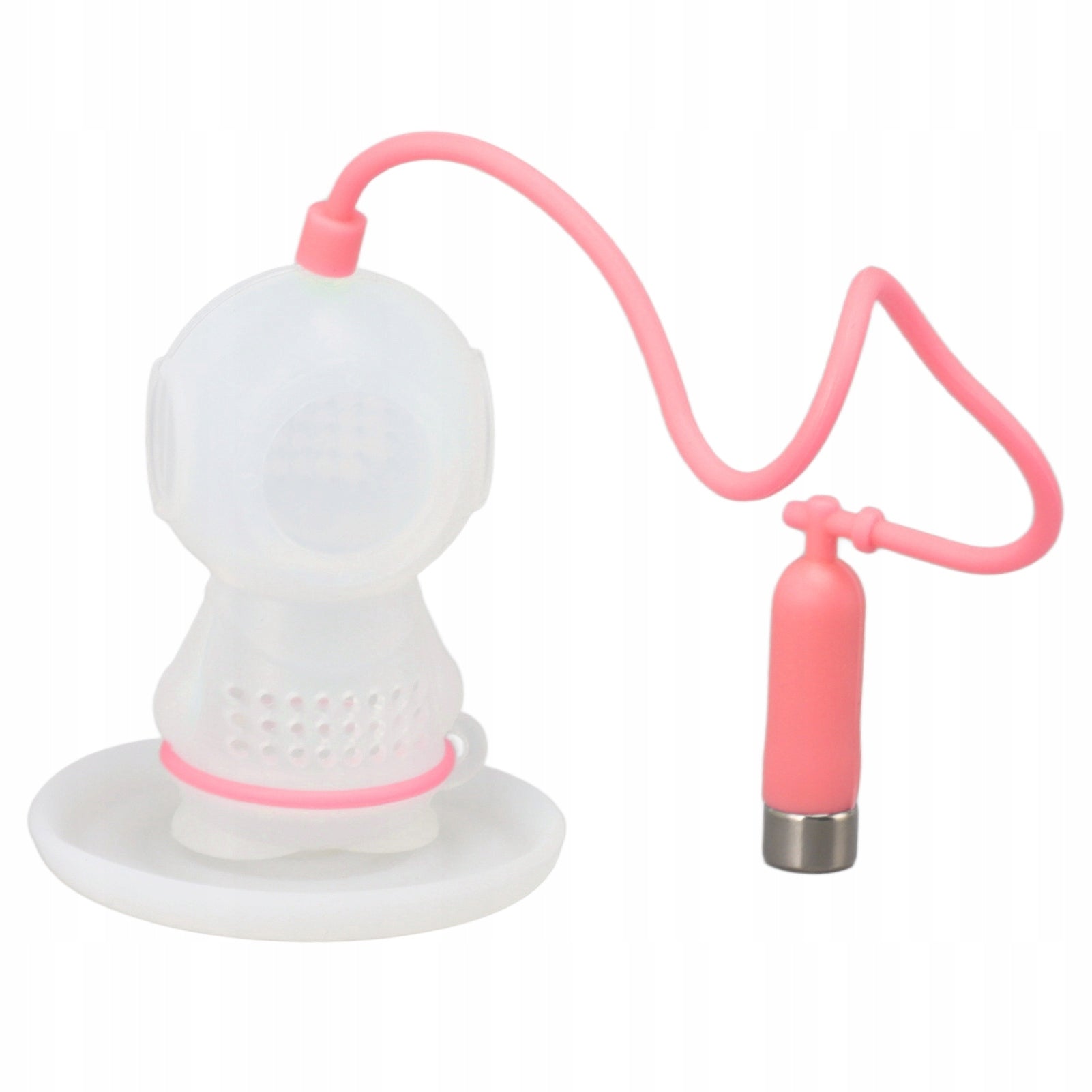 Silicone tea infuser, nice diver shape, easy to clean Expiration date not specified