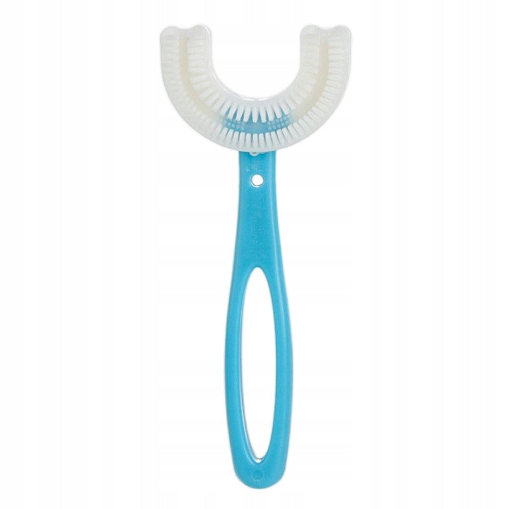 SiliconeUc Shape Kids Toothbrush Blue 6-12 years