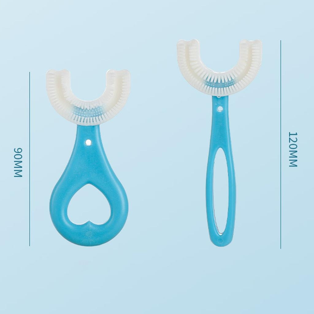 SiliconeUc Shape Kids Toothbrush Toddler All Rounded Manual Blue 2-6 years Manufacturer code CUTICATE-19577860