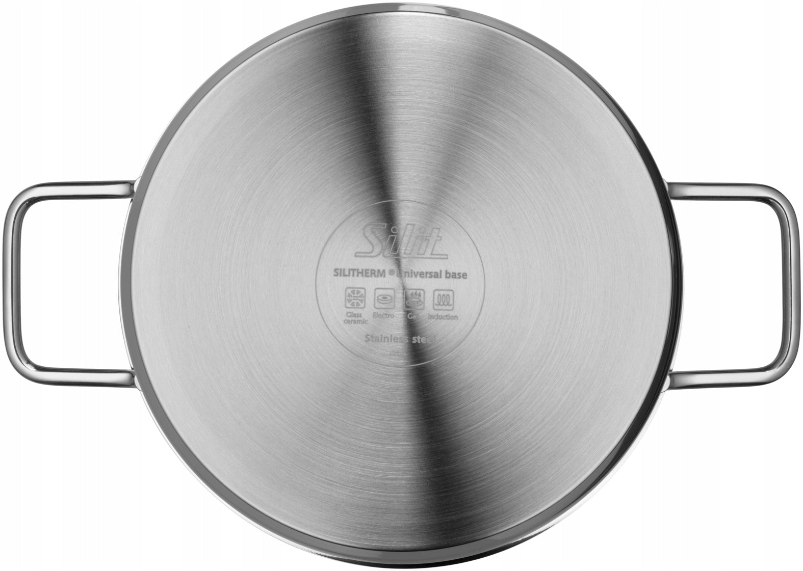 Silit set of steel pots with lids Alicante 9el induction gas Brand Silit