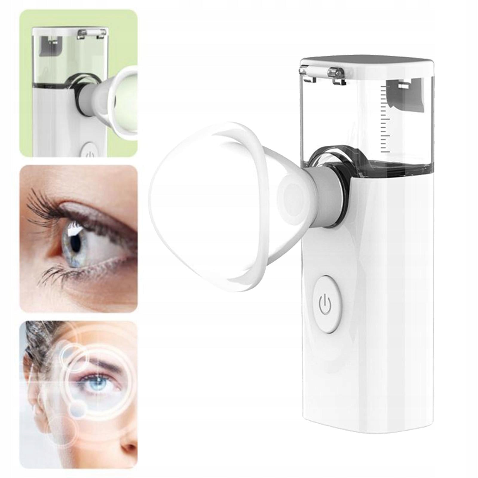 Silk Heated Eye Mask for Dry Eyes, Eye Mask Warm Compress for Eyes, white Medical device type accessories for a medical device or a product without an intended medical purpose