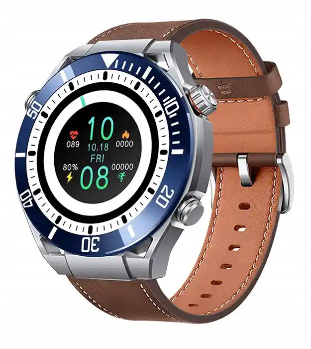 Silver Monarch AMOLED Original Men's Smart Watch Blue
