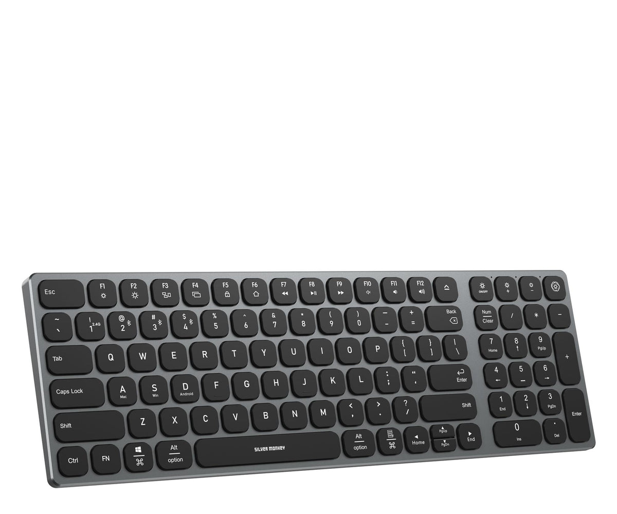 Silver Monkey Alu Keys Mini Premium Backlight Wireless Keyboard Manufacturer code 1266241