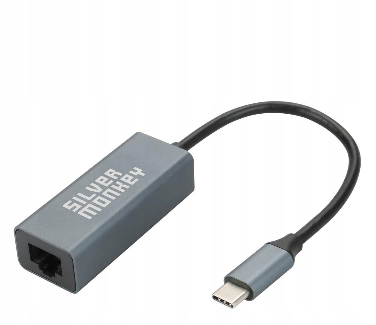 Silver Monkey USB-C to RJ-45 Adapter 1000 Mbps