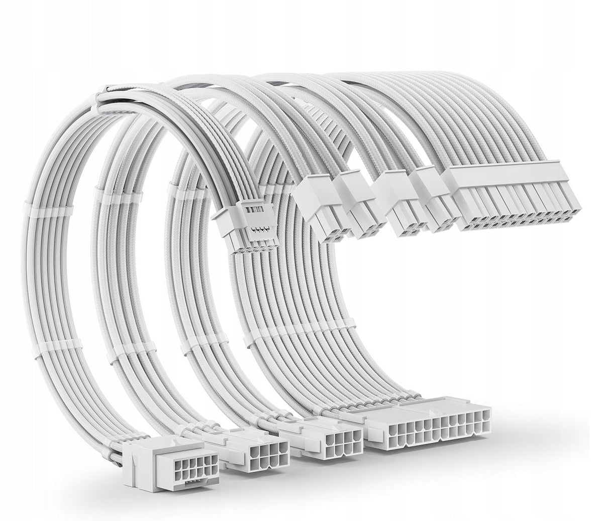 Silver Monkey X Ninigi Cable Extensions White / White