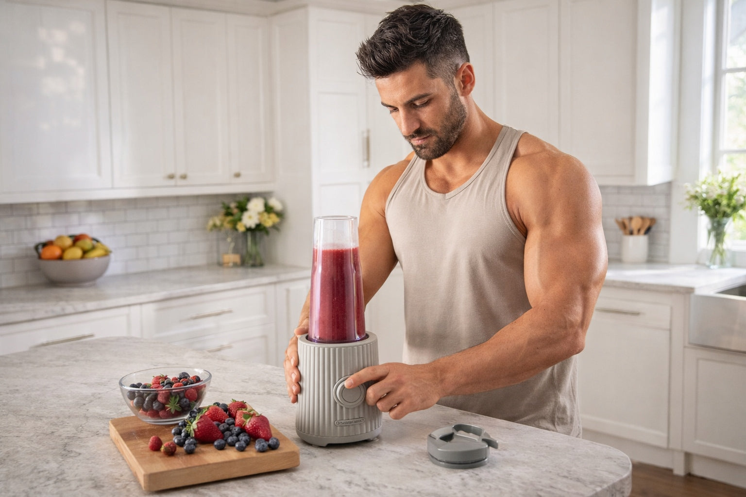 SilverCrest Blender Smoothie 300W To Go Mug 0,6L Healthy Cocktails-vitamins Manufacturer code SSMK300A1