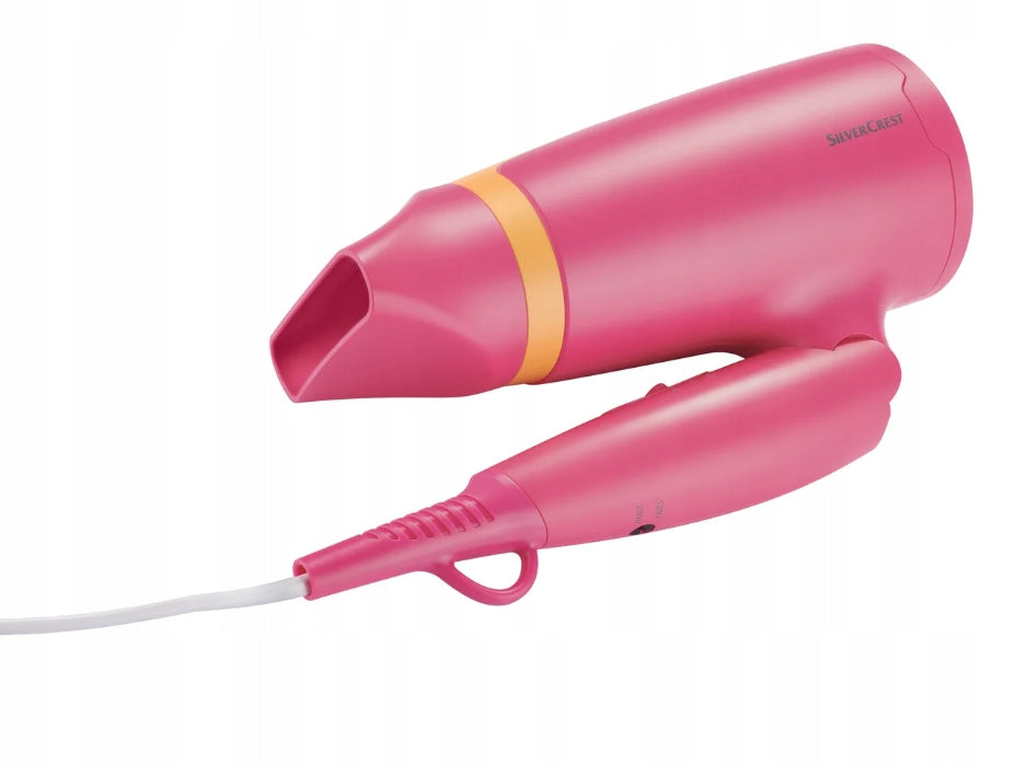 Silvercrest Travel Hair Dryer 1600W Foldable Ionization Cool Shot