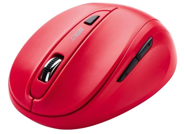 Silvercrest Wireless mouse with nano USB receiver optical red Packaging status original