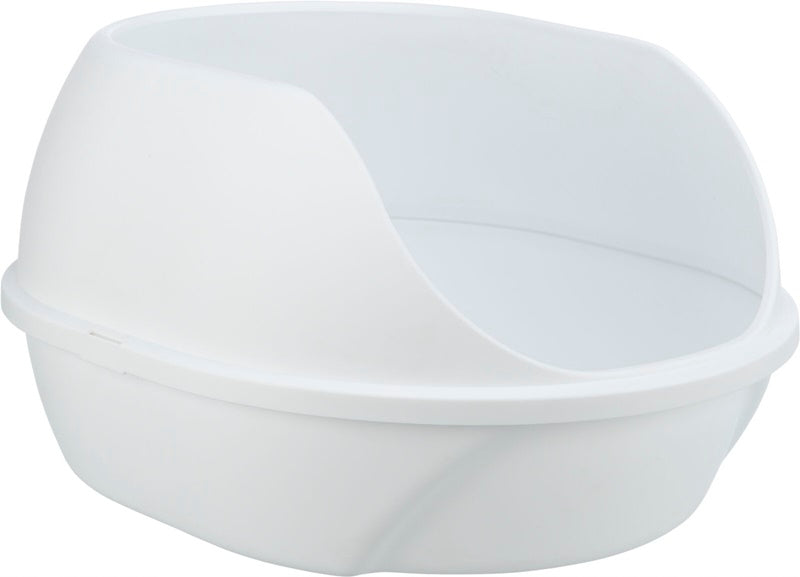 Simao litter box high for cat white 48 x 30 x 58 cm