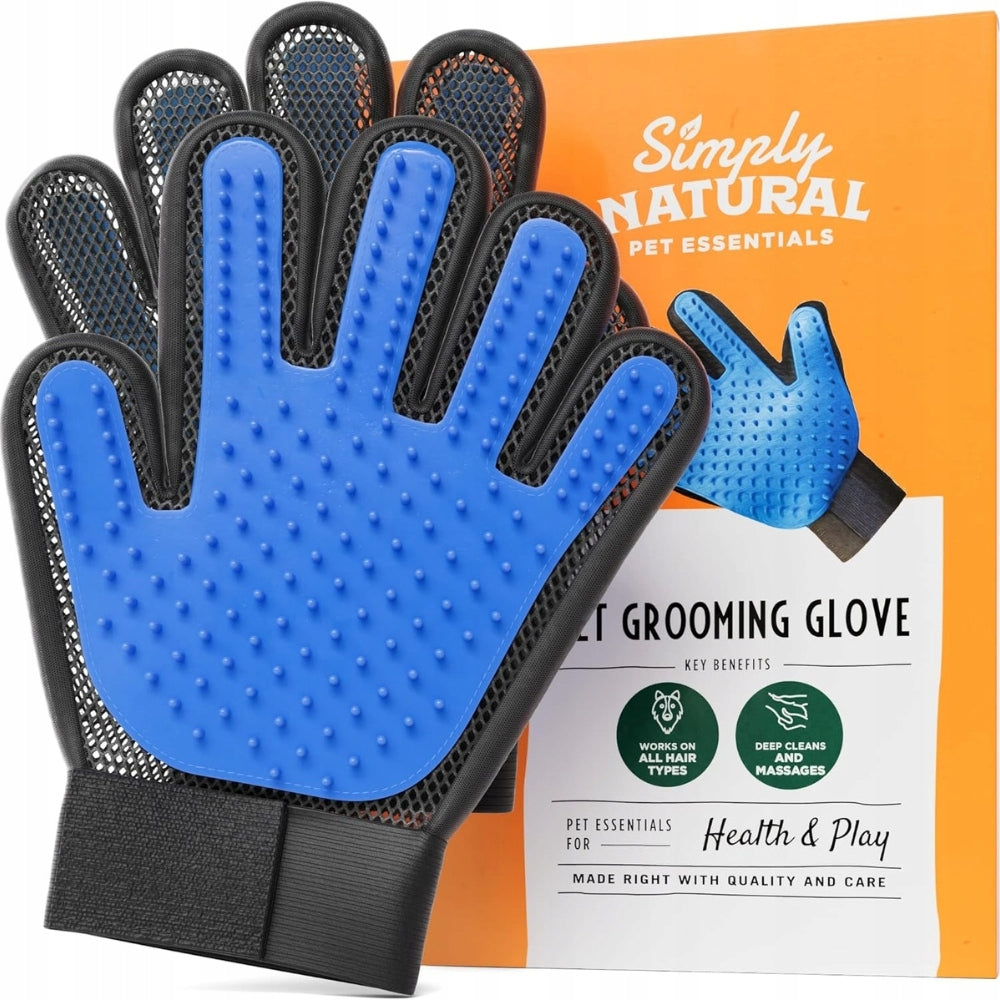 SimplyNatural Animal Care Gloves 2 Pack with Velcro