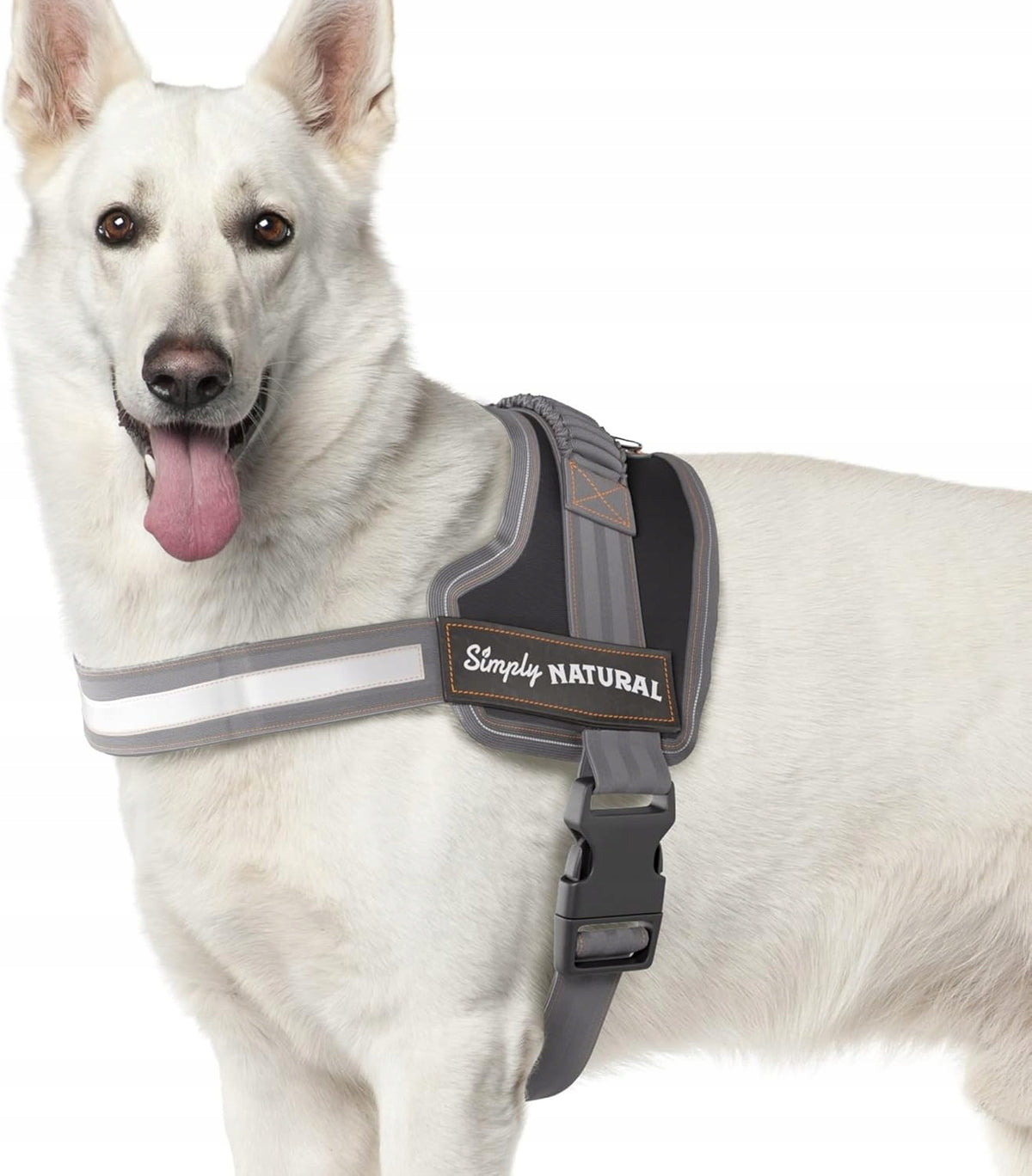 SimplyNatural Harness, Large Dog Harness with Velcro Closure