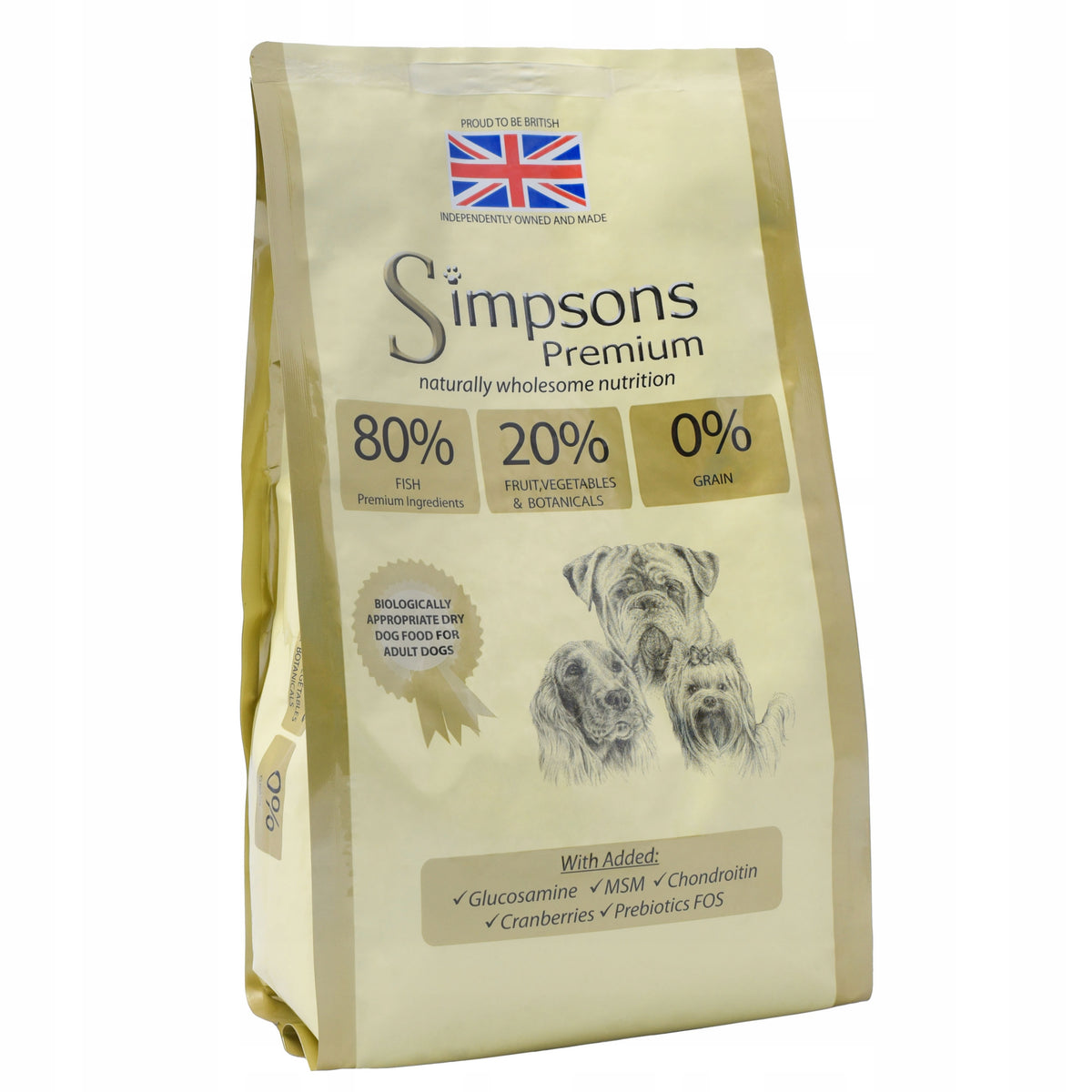 Simpsons Premium 80/20 Fish Adult with Fish 12kg