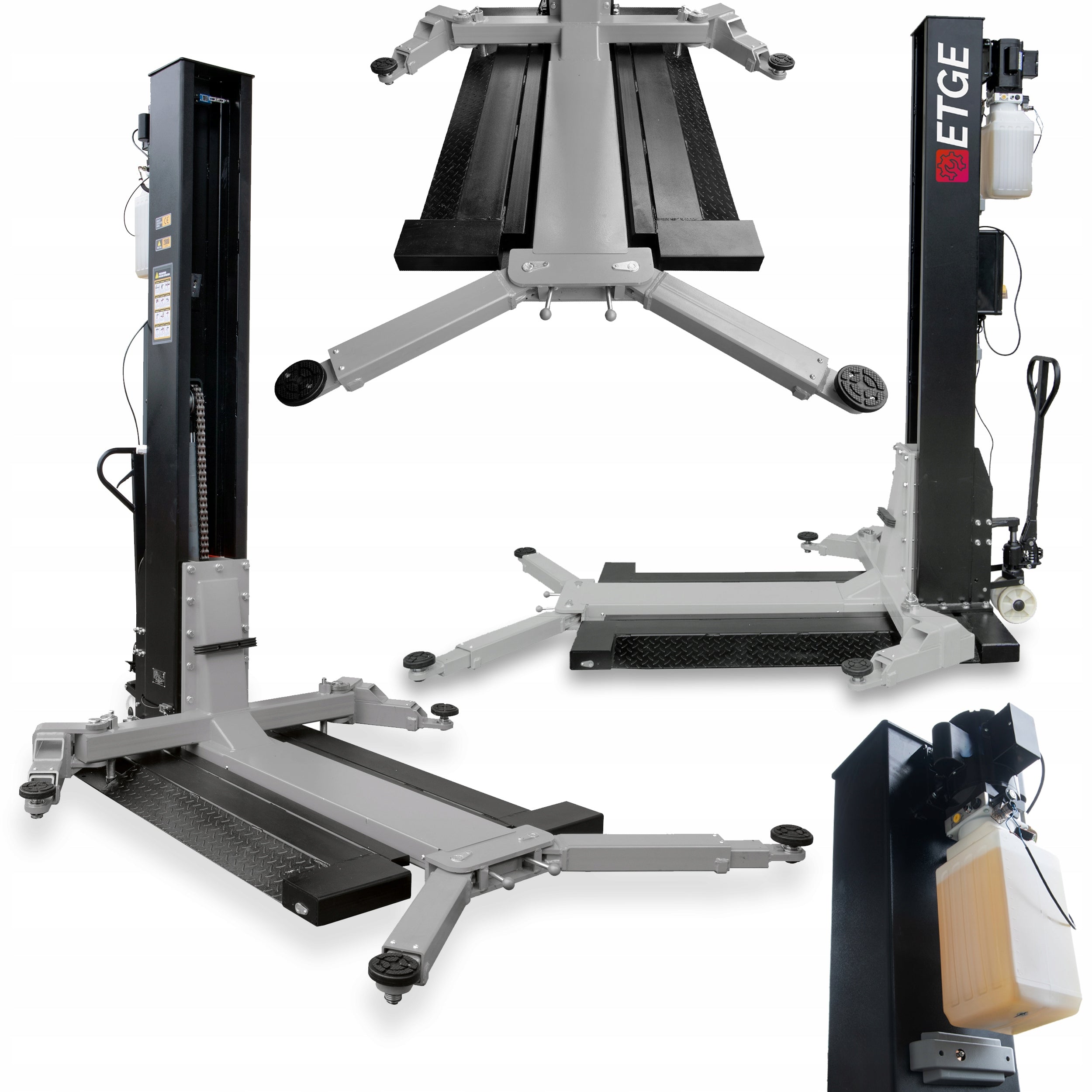Single Column Mobile Lift ETGE-2800LIFT Full Automatic Lifting Capacity 2800KG