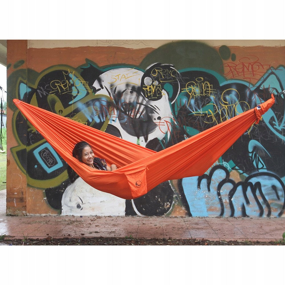 Single Hammock Ticket To The Moon Compact Hammock - orange Material width 155 cm