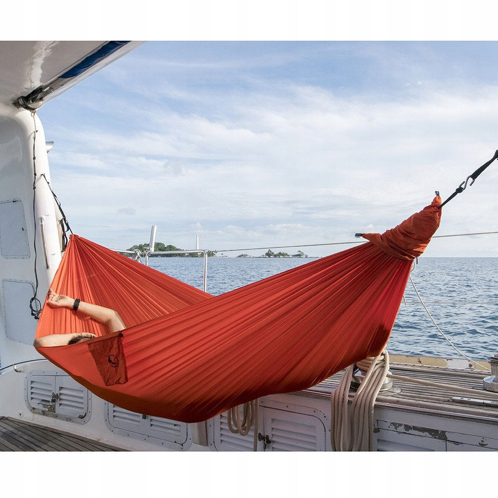 Single Hammock Ticket To The Moon Compact Hammock - orange Total length 320 cm