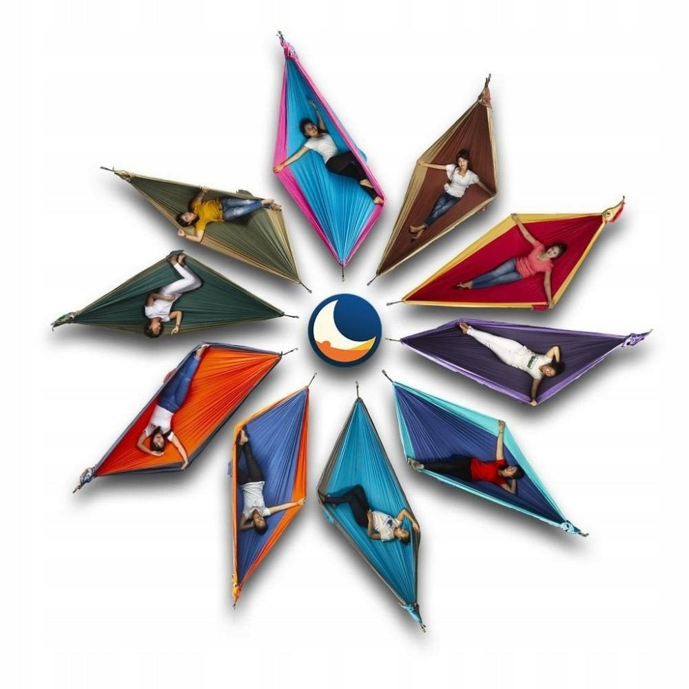 Single Hammock Ticket To The Moon Compact Hammock - orange Type material