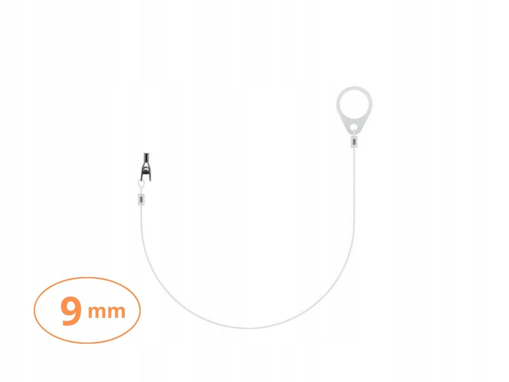 Single Hearing Aid Pendant with Hair Clip