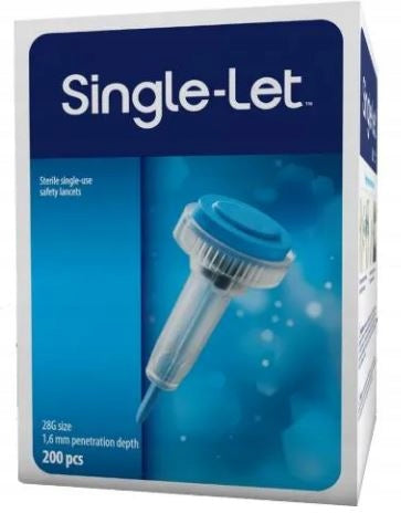 Single-Let Disposable Puncturers 28Gx1,6mm 200pcs