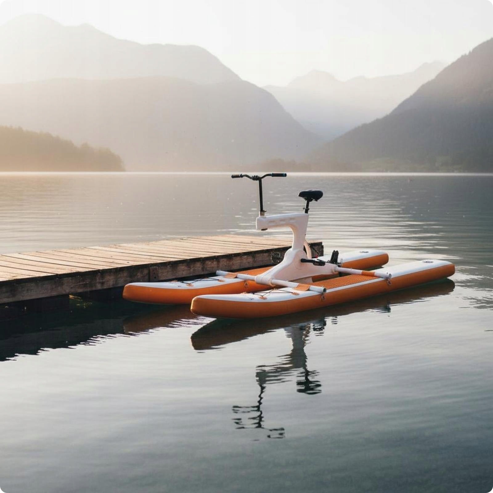 Single Person Water Bike Easy to Assemble Water Bike Long Lasting for