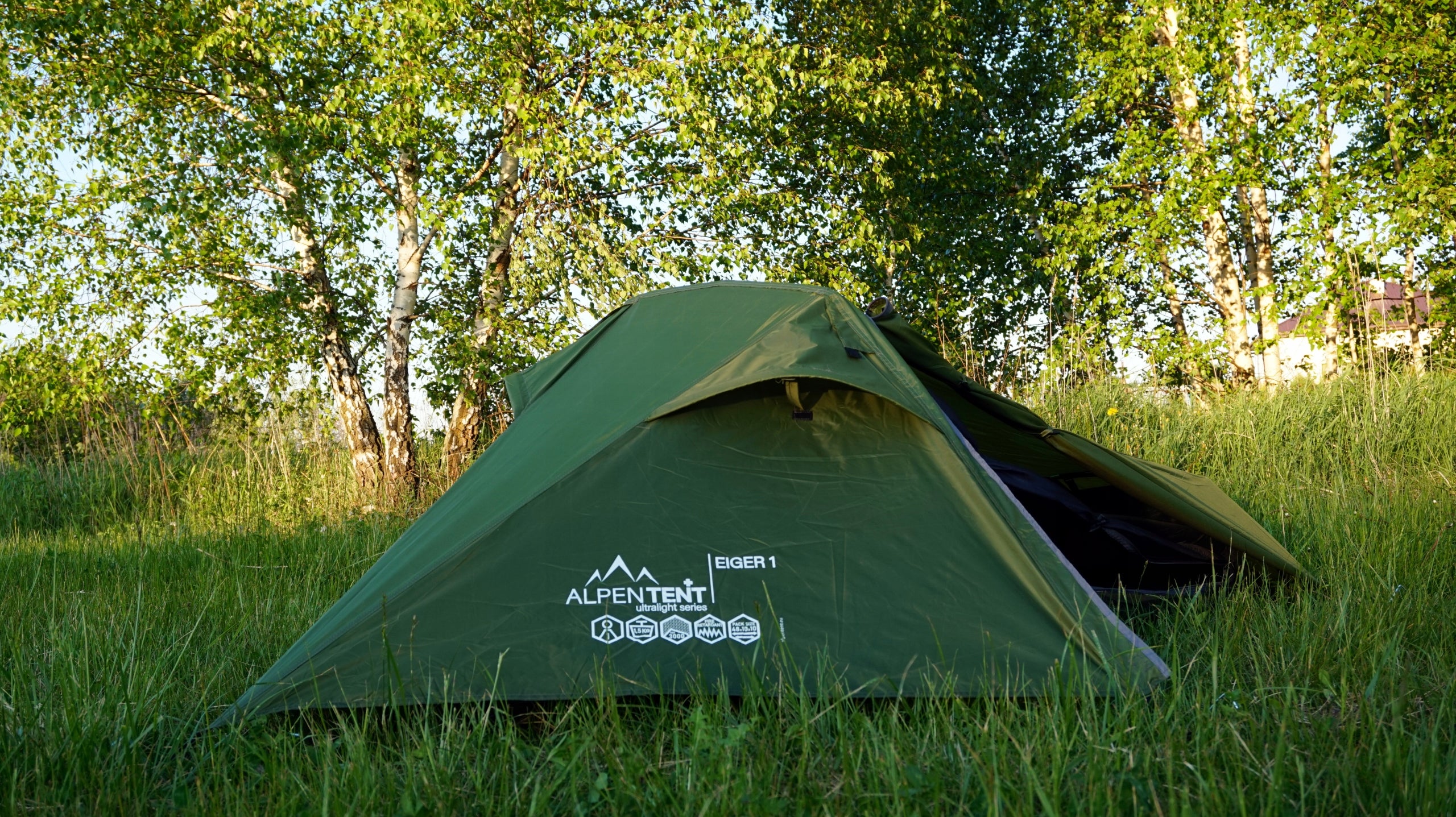 Single Tent AlpenTent EIGER 1 Light 1,5 kg Brand AlpenTent