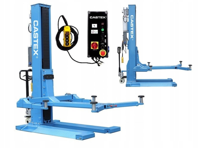 Single column lift 2,5T 400V/230V mobile machine QJY2.5-H-PRO