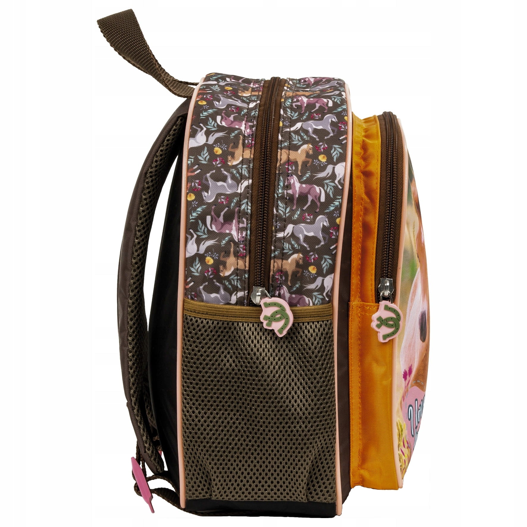 Single compartment school backpack Derform Horse horses Brand Derform