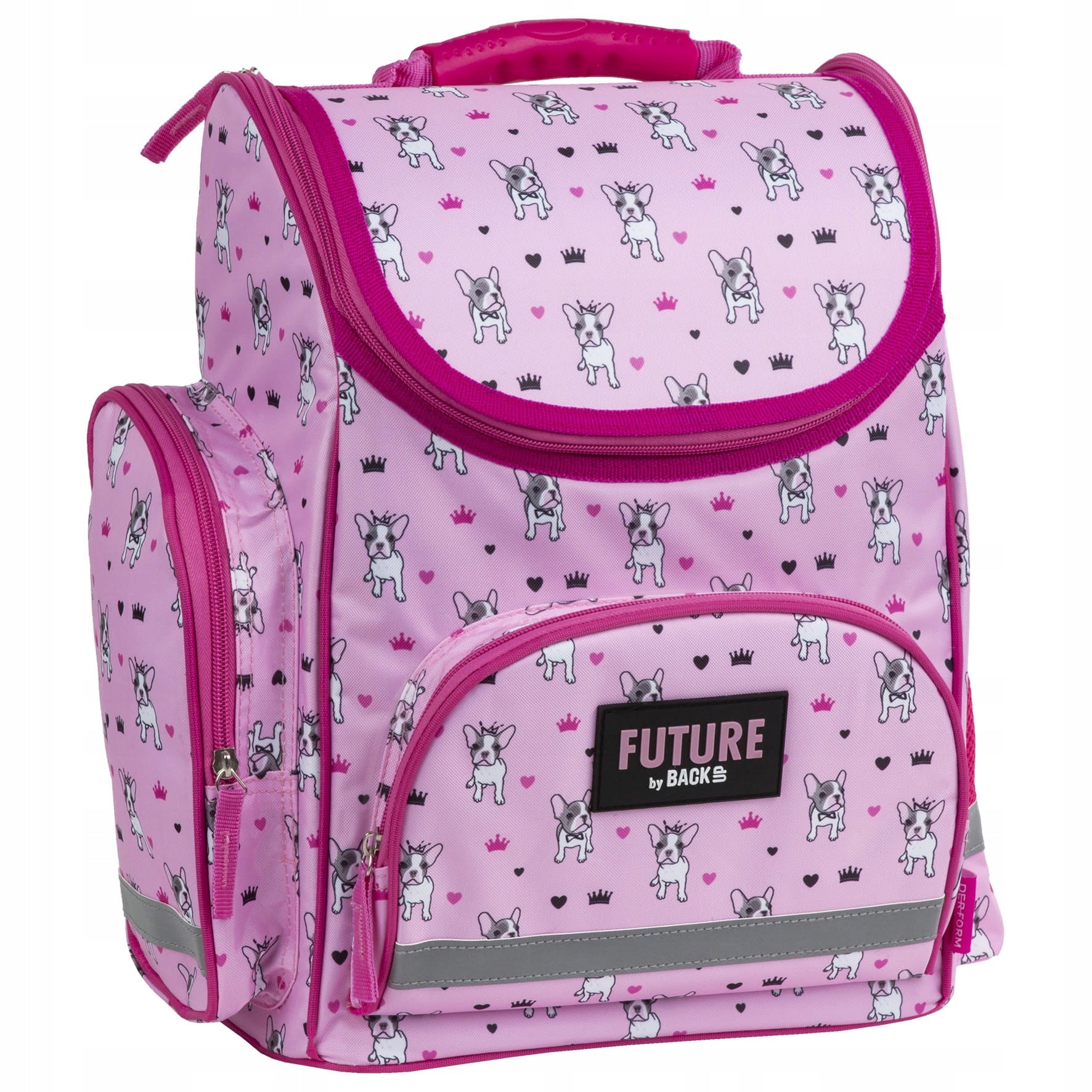 Single compartment school backpack Derform pink dog Manufacturer code 5901130067978