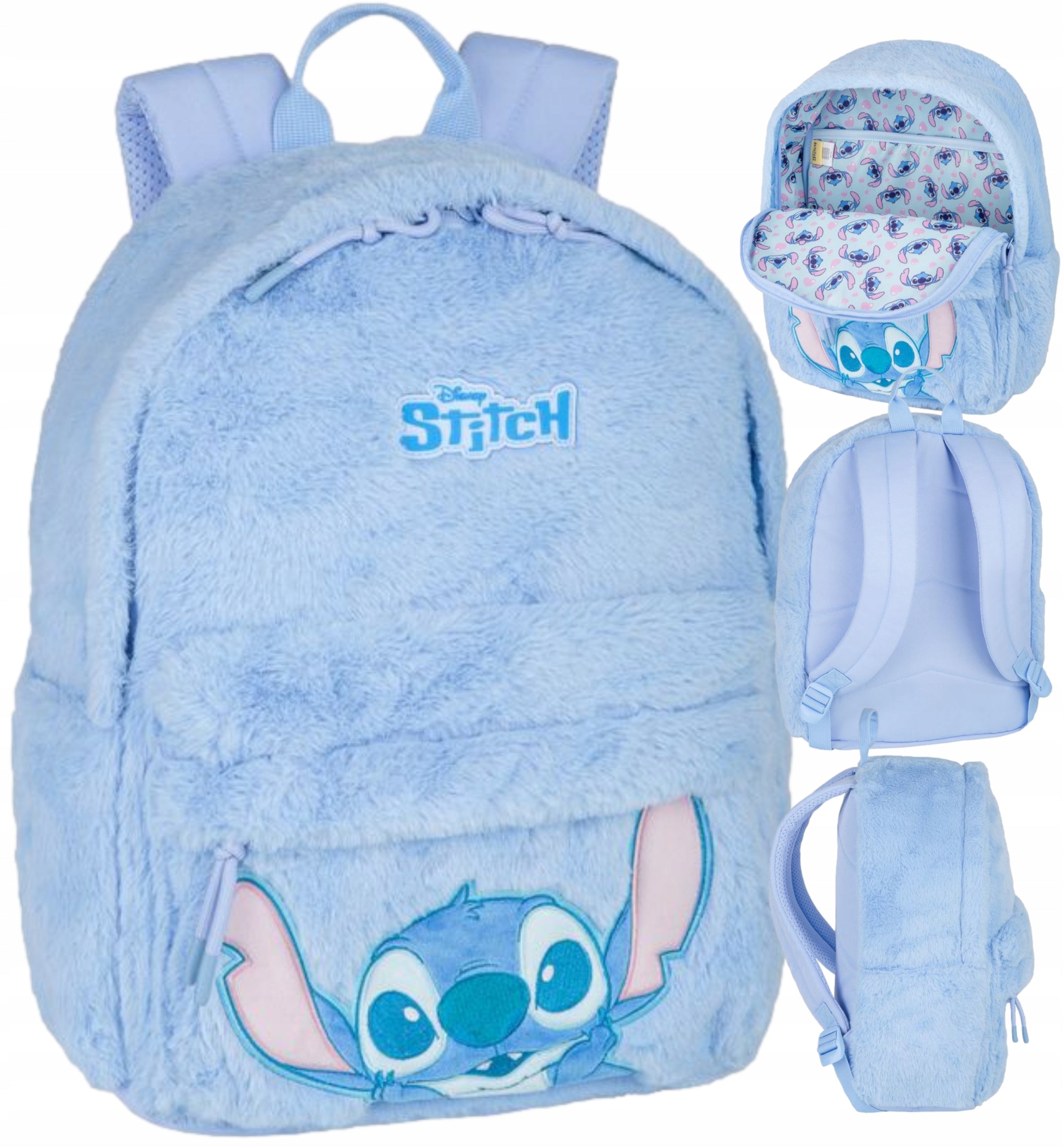 Single compartment school backpack Lilo and Stitch CoolPack blue